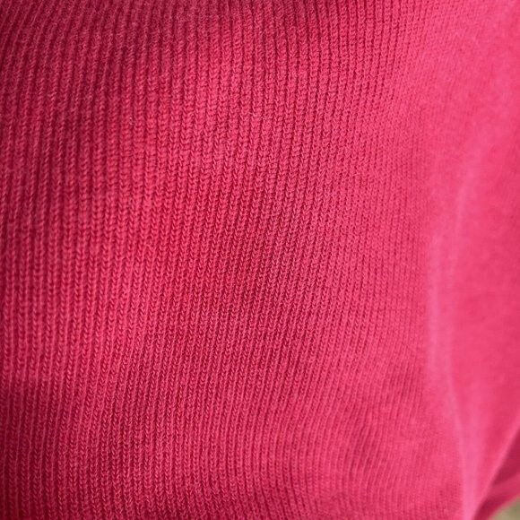 Chaps Men 1/4 Zip Red Pullover Ribbed Sweater Long Sleeve Casual Shirt XL - Picture 9 of 12